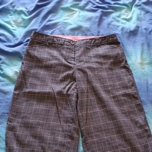 Pink and Grey Plad shorts